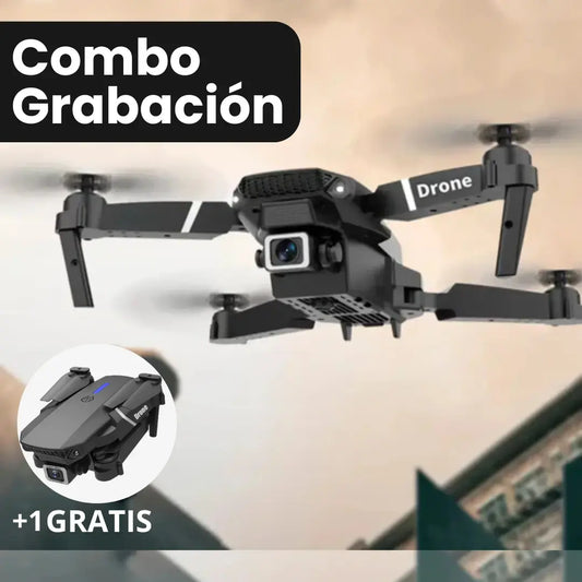 Combo Grabación: Dron Doble Camara 4k DroneXplorer™ 2X1 - Compra 1 y llévate 2