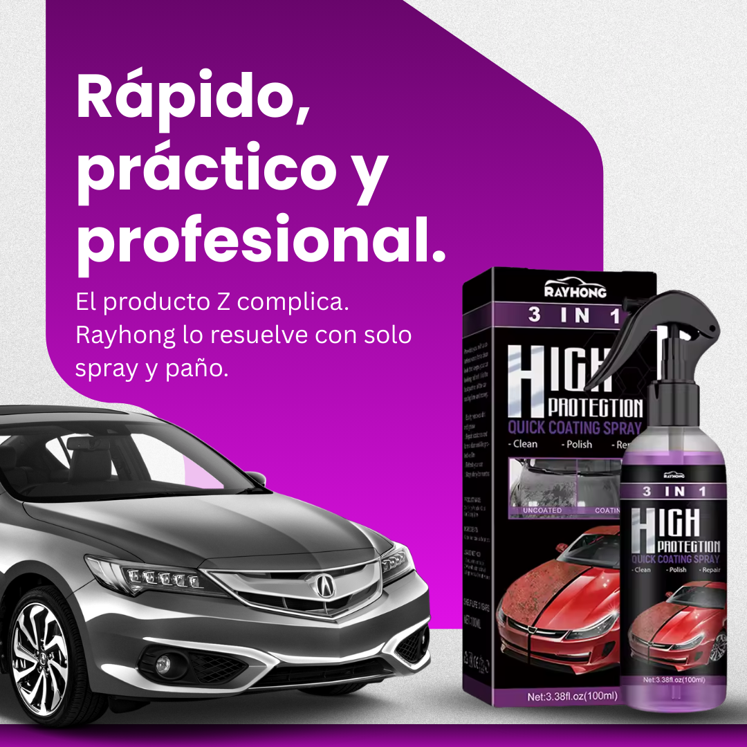 Rayhong Spray Cerámico - Compra 1 y Llévate 2 GRATIS 🎁